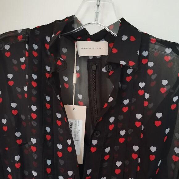 Christopher Kane Silk Heart Dress. - Picture 6 of 6